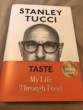 Autographed Stanley Tucci Book Taste My Life Through Food Signed