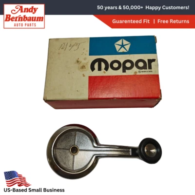 Manivela de ventana de puerta con carrocería en C Plymouth Chrysler 1969-1974 manivela cromada 3861496 nuevo en stock Foto 1 de 4