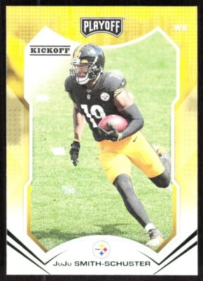 2021 3204A PANINI Playoff Kickoff JuJu Smith-Schuster Pittsburgh Steelers #45 - Image 1 of 2