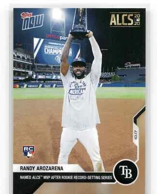 RANDY AROZARENA Rookie Card 2020 Topps Now #435 Tampa Bay Rays ALCS, PR: 2718 📈 - Image 1 of 4
