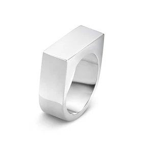 Georg Jensen Silver Ring - Aria #593C Wide - Picture 1 of 1