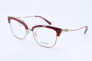 Coach HC51048 Burgundy Cat Eye Women Full Rim 53-17-140 Eyeglasses Frames - Picture 1 of 6