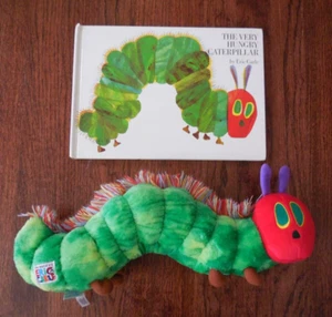 Eric Carle The Very Hungry Caterpillar Plush & Hardcover Book Baby Toy Bug READ - Picture 1 of 15