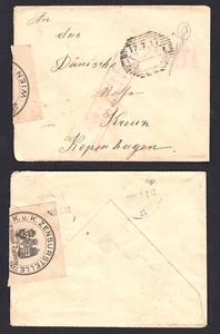 Austria Copertina censurata alla Croce Rossa Danese, 1917 - Foto 1 di 1