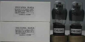 6L6GA Sylvania D getter 'S' logo made in U.S.A Amplitrex tested Qty 1 Match Pair - Picture 1 of 10