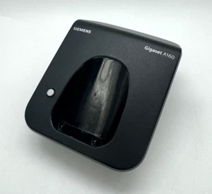 Siemens Gigaset A160 Basis Station Ladeschale Ersatz Telefon Schwarz - Bild 1 von 7