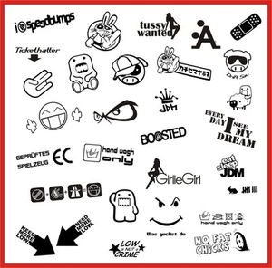 "20 Sticker" aus unserm Shop JDM, Style, OEM, FUN, Shocker, Decal Aufkleber Set  - Bild 1 von 2