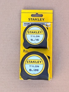 PACK DOBLE STANLEY CINTA MÉTRICA DE TYLON BIMATERIAL 8M Y 5M - Imagen 1 de 1