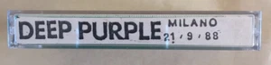 Deep Purple live Milano Italy 19880921 bootleg - Foto 1 di 2