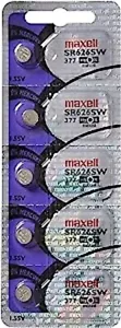 50 Maxell 377 SR626SW SR626 V377 SR66 Watch Battery Exp. 2028 FREE SHIP w/Track - Picture 1 of 2