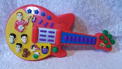 The Wiggles Play Along Musical Sing and Dance Red Guitar Toy Working  - Image 1 of 4