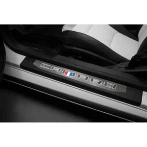 2016-2024 Chevrolet Camaro CONVERTIBLE Illuminated Door Sill Plates 84127636 OEM - Bild 1 von 2