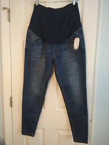 Umstands-Skinny-Jeans mit Komforteinsatz 5 Taschen ~ Time & Tru ~ Gr. L 12/14 neu mit Etikett - Bild 1 von 10