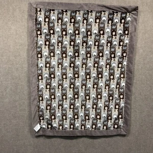 KOALA BABY Blanket Brown And Grays With Bears,beary Cute 2016 Toys Are Us - Picture 1 of 9