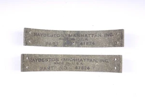 INDIAN MOTORCYCLE 1928 to 1942 FRONT BRAKE LINING. Raybestos. "FREE SHIPPING". - Picture 1 of 8