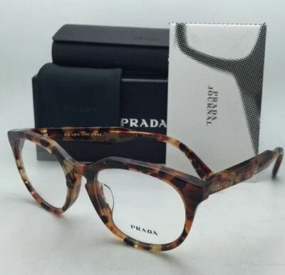 Nuevas gafas PRADA JOURNAL VPR 13S-F UBM-1O1 50-18 marrón naranja marcos habaneros Foto 1 de 4