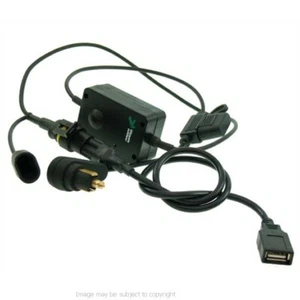 Cavo di ricarica presa USB per moto Hella / DIN / BMW Style - Foto 1 di 9