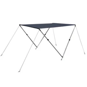Oceansouth Roof Topper Foldable 2 Bow Bimini Top. BLUE COLOR Only - Picture 1 of 8