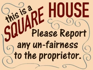 Square House Cheers Bar Metal Sign - Picture 1 of 2