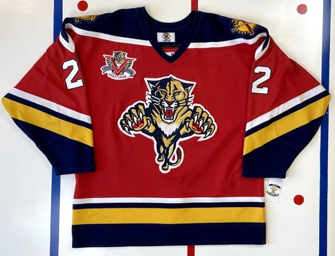 Team Issued Florida Panthers Vintage Authentic Dino Ciccarelli NHL Hockey Jersey Cover