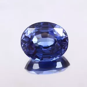 12x10 MM Natürlich Makellos Ceylon Königsblau Saphir Oval Schliff Lose Edelstein - Bild 1 von 4