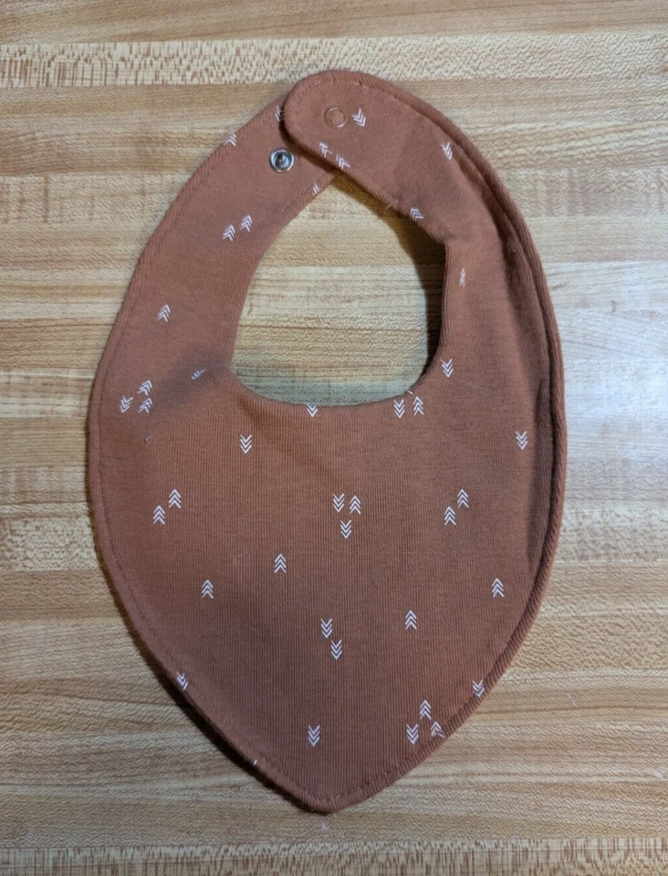 Carter's One Size Baby Boy 100 Percent Cotton Brown Geometric Bandana Bid - Image 1 of 1