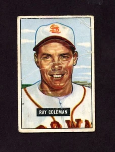 1951 Bowman #136 Ray Coleman GVG - Bild 1 von 2