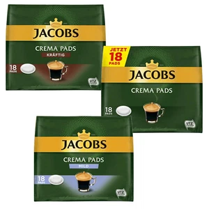 3x 18 Jacobs Creme Kaffee Pads Probierset Röstkaffee cremiger Geschmack - Bild 1 von 4
