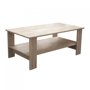 TAVOLINO BASSO DA CAFFÈ SALOTTO APPOGGIO ZONA LIVING ROVERE 100x55x41 MOD.MATCH - Foto 1 di 1