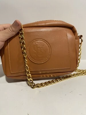 St Louis Cardinals Tan Purse, Gold Metal Chain, 1 Strap: 5/5/24 SGA  - Image 1 of 4