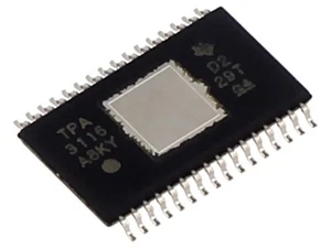 TPA3116D2DAD IC: Audio-Verstärker PAusg: 100W 4,5-26VDC Ch: 2 Verstärkerkl: D TE - Bild 1 von 1