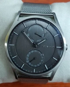 Skagen SKW6172 Holst Gunmetal Dial Stainless Steel Mesh Men's Watch - Picture 1 of 1