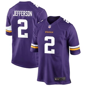 Justin Jefferson Minnesota Vikings Purple Youth 8-20 Player Jersey #2 (MISPRINT) - Picture 1 of 3