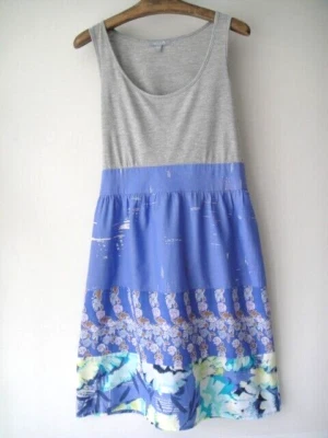 Delia's Size Large Blue & Gray Cotton Sundress - Image 1 of 4