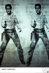 ANDY WARHOL - ELVIS POSTER - GROSS 24" X 36" - NEU - Bild 1 von 1