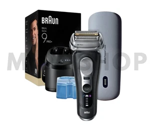 Braun Series 9 Pro+ 9660cc Electric Shaver Black w/ PowerCase & Station - Picture 1 of 4