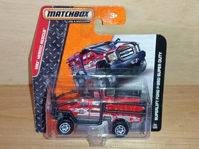 Matchbox Superfast / MB 938 - Ford F350 Superlift  Fire Truck - Red - Model x1 - Image 1 of 4