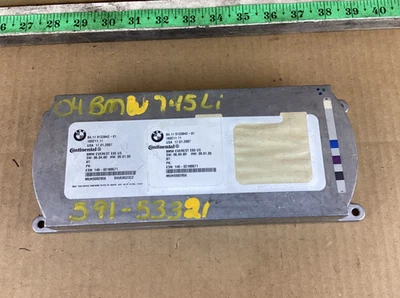 BMW 745Li 745i E65 E66 2002-2005 módulo de control Bluetooth 9133842 Foto 1 de 4