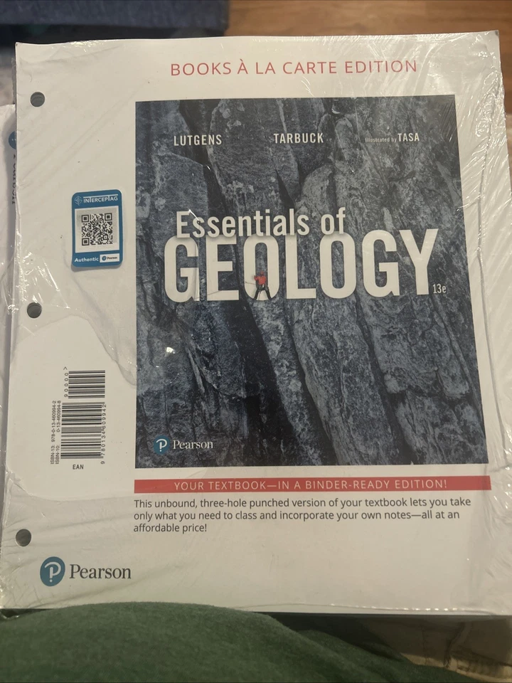 Essentials of Geology 13e Brand New in Shrink Wrap LooseLeaf - Image 1 of 1