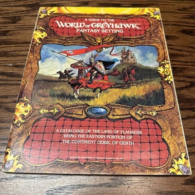 Dungeons & Dragons Guide to the World of Greyhawk, Vol 3, 2ª impressão outubro 1983 - Imagem 1 de 4