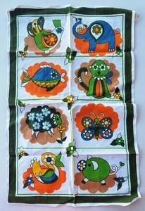 Vintage Mod 70er Tex Lino Küchentuch - Bild 1 von 3