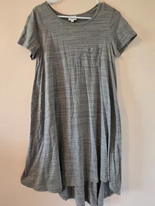 Lularoe meliert grau Carly Style Kleid-Größe Small (passt 6-8) - Bild 1 von 7
