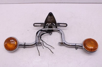 2001 YAMAHA V STAR 650 XVS650A CLASSIC REAR BACK TURN SIGNAL BAR MOUNT BRACKET  - Image 1 of 4