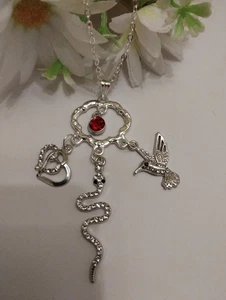 Ausgefallene Kette mit Steinchen Ca45+5 Cm Lang - Bild 1 von 2