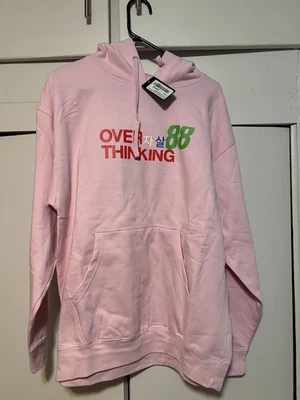 Talla Grande - Sudadera con Capucha Rosa Anti Social Club “Con el Tiempo Sobre Pensar 88” Foto 1 de 4