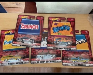 Hot Wheels NESTLE Pop Culture Set Completo di 5 Crunch Butterfinger Altro - Foto 1 di 7
