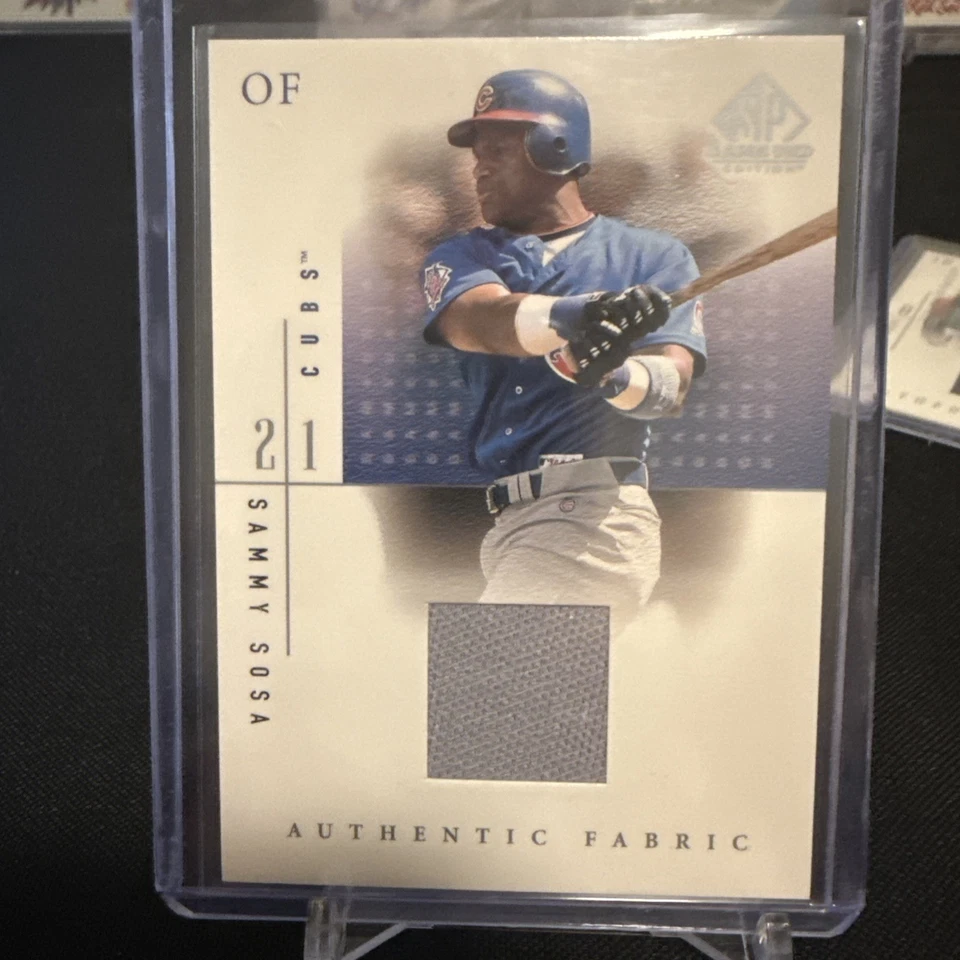 2001 SP Game Used Edition - Authentic Fabric Sammy Sosa @@@LOOK@@@ - Image 1 of 4