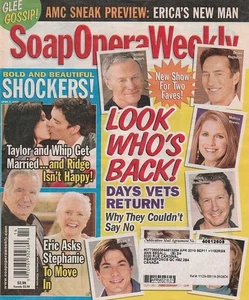 Soap Opera Weekly Apr 6, 2010 TRISTAN ROGERS-MARCY RYLAN-CRYSTAL CHAPPELL-K HAYS - Imagen 1 de 1