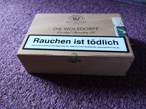 Wolsdorff Zigarrenkiste Holz, Leer! - Bild 1 von 2