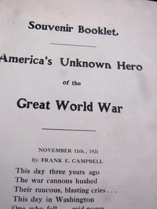 NOV. 1921 CEMENTERIO NATAL DE ARLINGTON, COLOCACIÓN DE HÉROES DESCONOCIDOS, PRES HardingATTENDS - Imagen 1 de 8